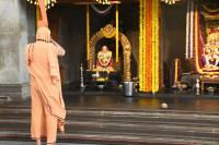 Swagat of H.H. Swamiji at SCM Shirali, Deepa Namaskar, Phala Samarpana (6 Sep 2025)